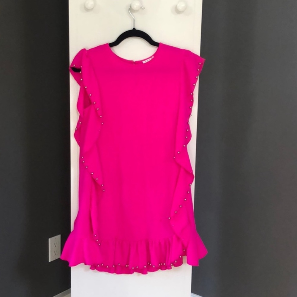 Pink beaded TCEC dress